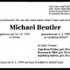 Beutler Michael 1910-1990 Todesanzeige